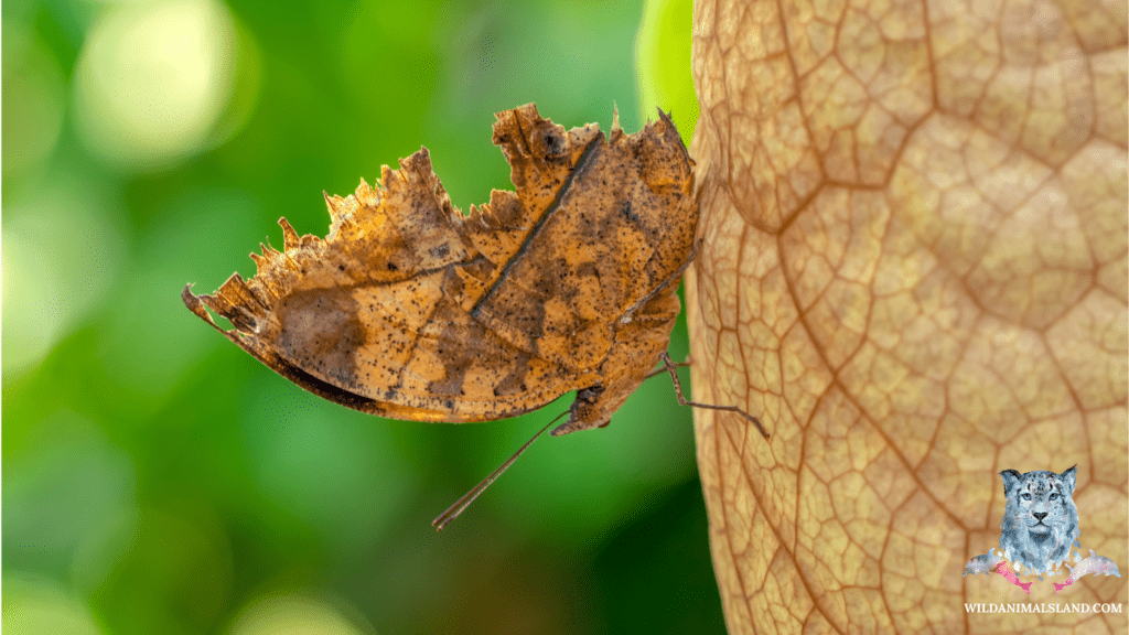 Dead leaf butterfly (Kallima inachus)