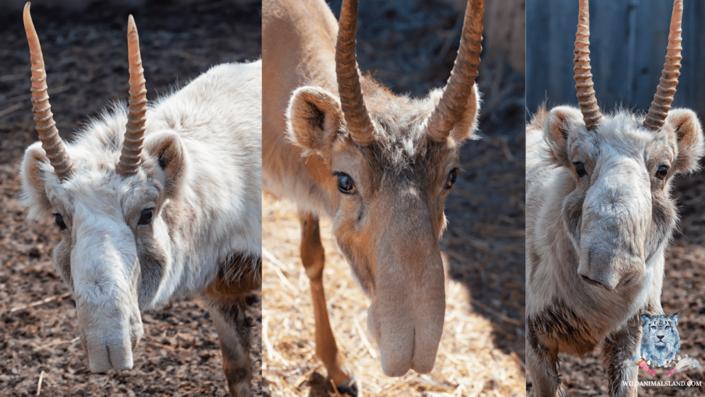 Saiga antelope (Saiga tatarica)